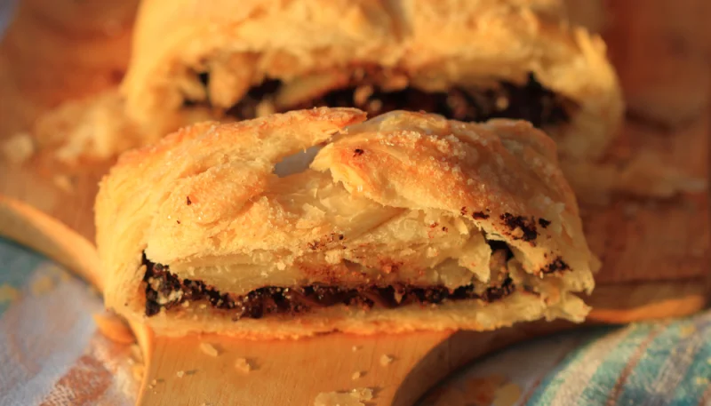 Feuilleté poire chocolat