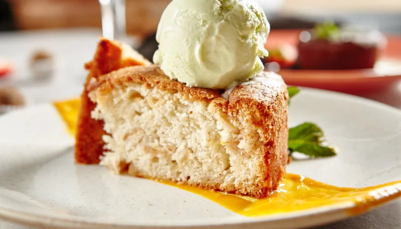 Gâteau au yaourt à la poire