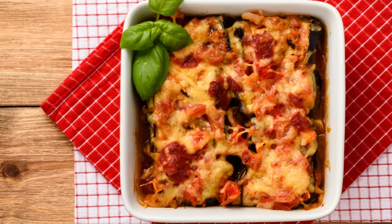 Gratin d'aubergine rapide