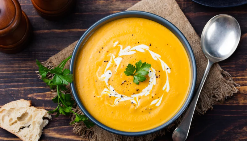 Soupe de carottes express