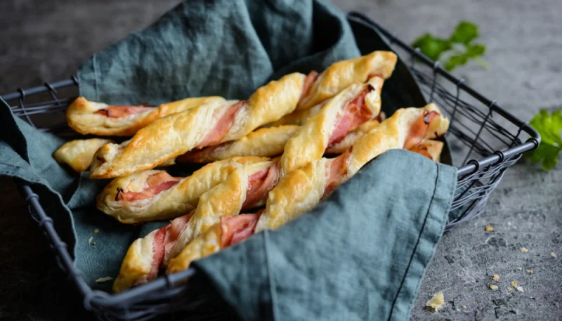 Torsades au bacon et fromage