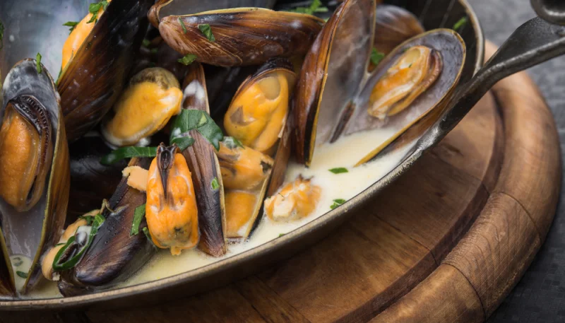 Moules à la normande
