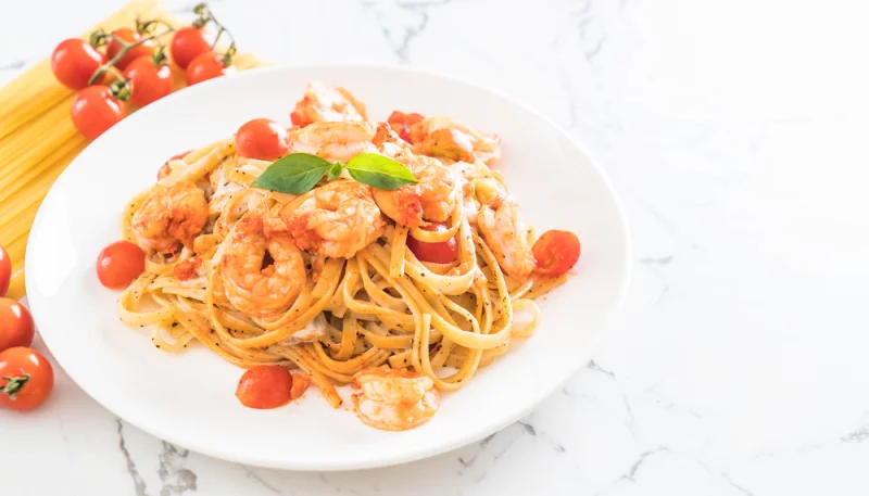 Spaghetti aux langoustines