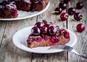 Clafoutis chocolaté à la cerise