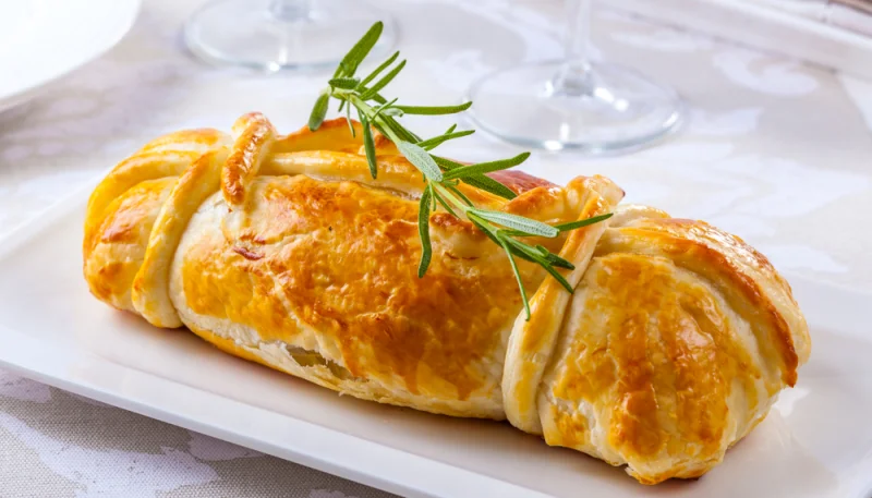 Filet mignon en croûte à la raclette