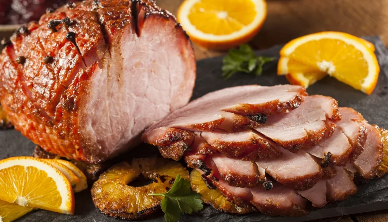 Jambon de Noël aux épices et au miel