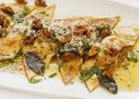 Raviolis au potiron et au beurre de sauge