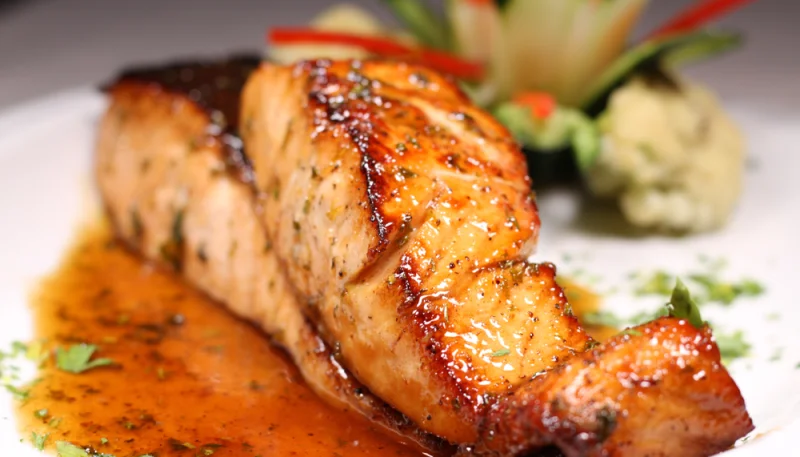 Saumon mariné au sirop d'érable