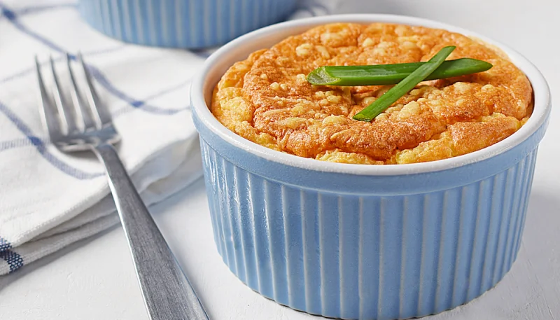 Soufflé au boeuf et aux légumes
