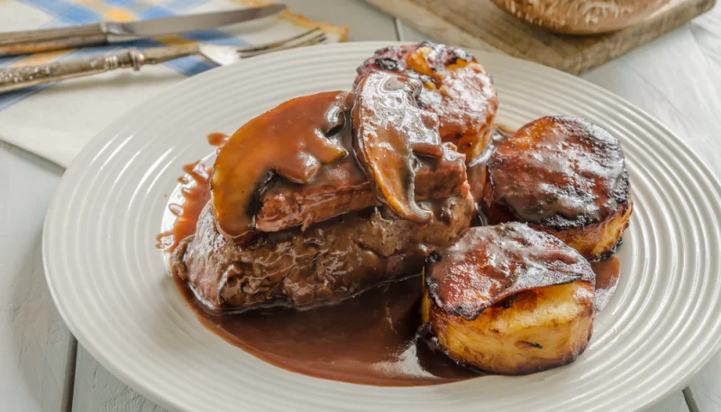 Tournedos aux champignons