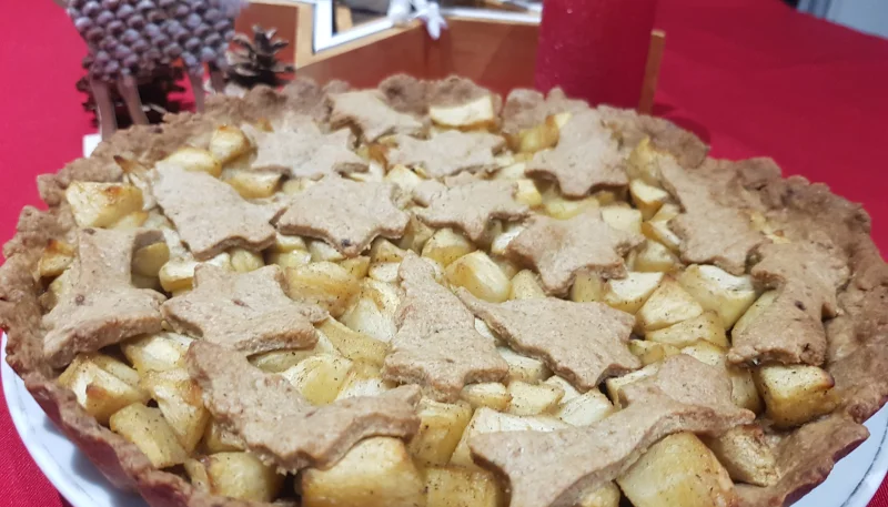 Tarte aux pommes de Noël