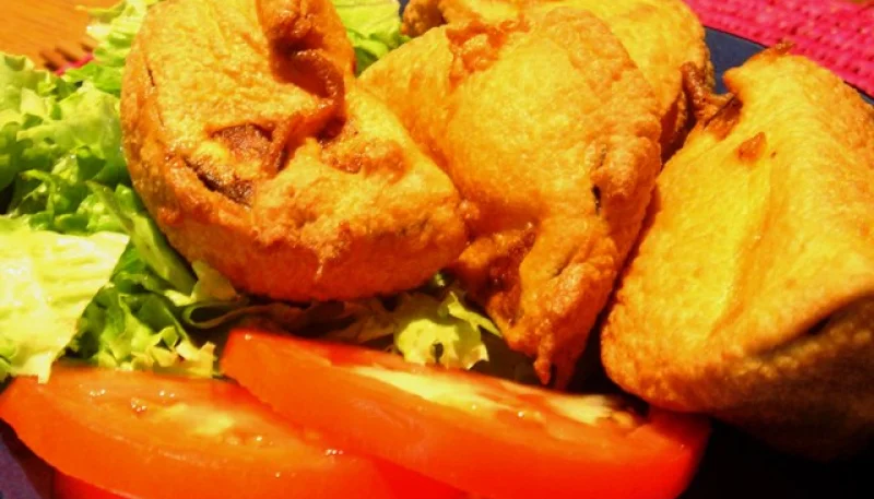 Beignets d'aubergines au miel