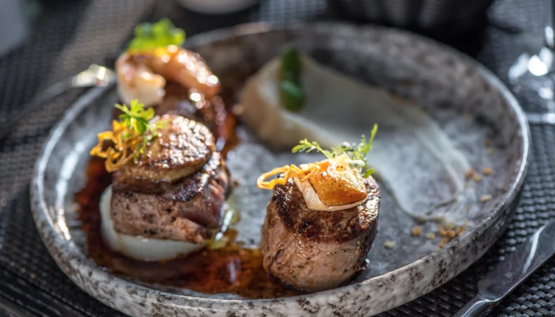 Foie gras, verjus et raisin blanc