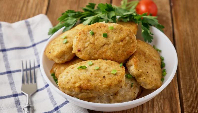 Galettes de blanc de poulet