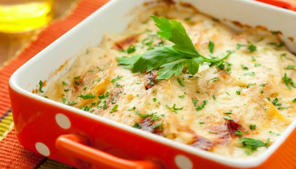 Gratin de pommes de terre au micro-ondes