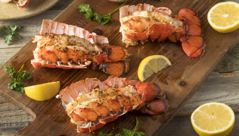 Homard grillé au cognac