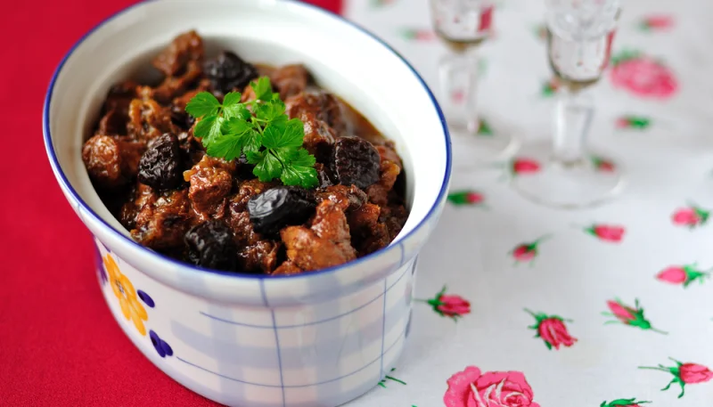 Paupiettes de veau aux pruneaux