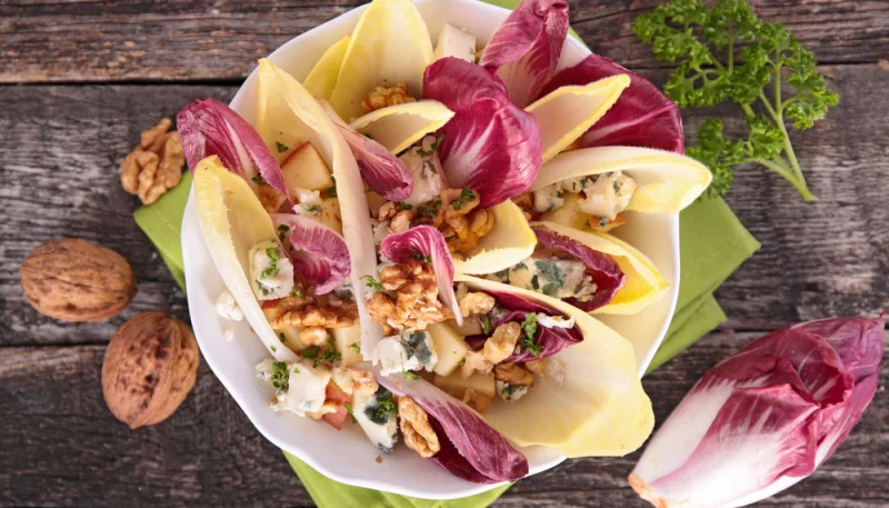 Salade d’endives au vinaigre de riz