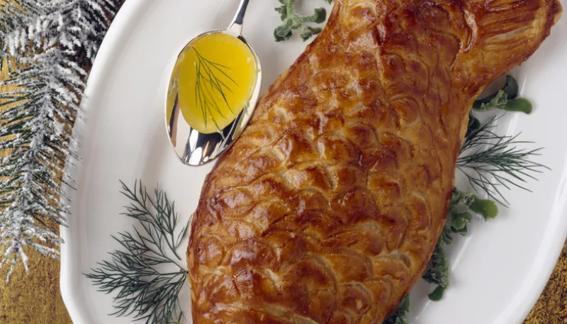 Saumon feuilleté de Noël