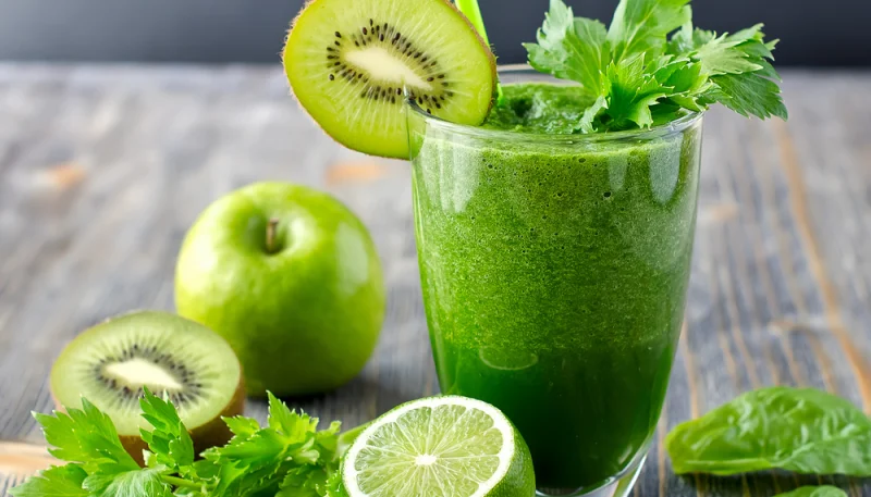 Smoothie kiwi-persil détox
