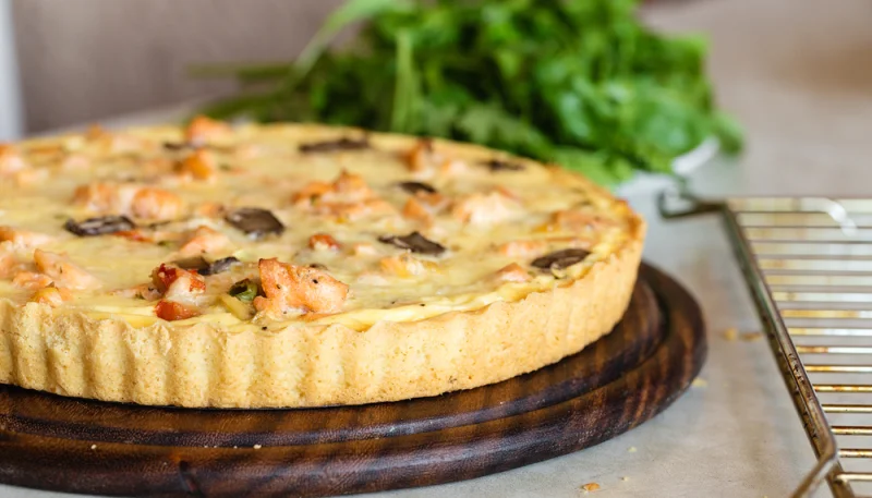 Tarte au saumon fumé