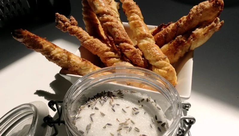 Tortillons au sucre de lavande