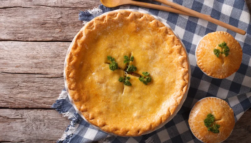 Tourte végétarienne de fête