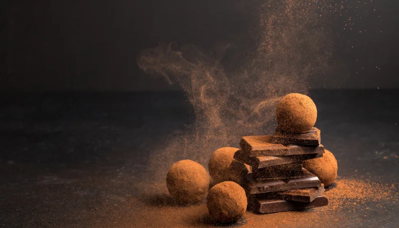 Truffes aux deux chocolats