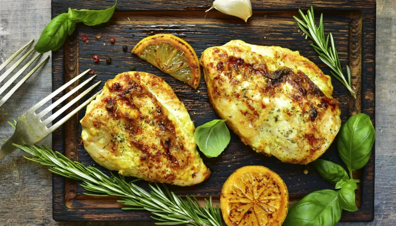 Poulet mariné au citron