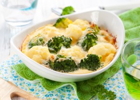 Brocoli et chou-fleur au roquefort
