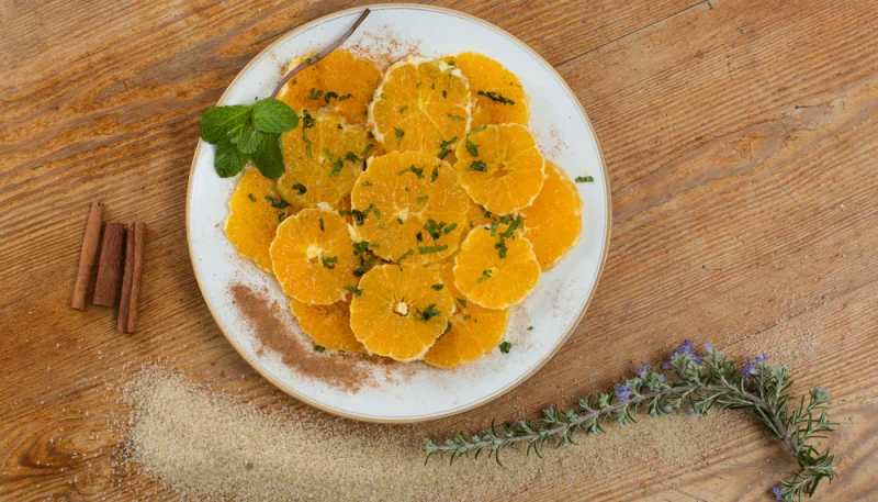 Carpaccio d'oranges
