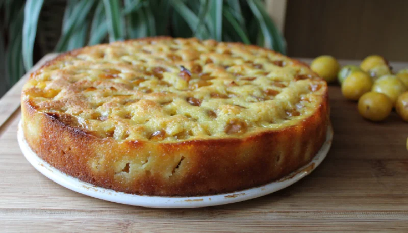 Clafoutis prune mirabelle