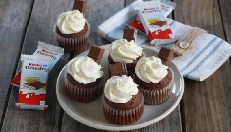 Cupcakes aux Kinder Country®