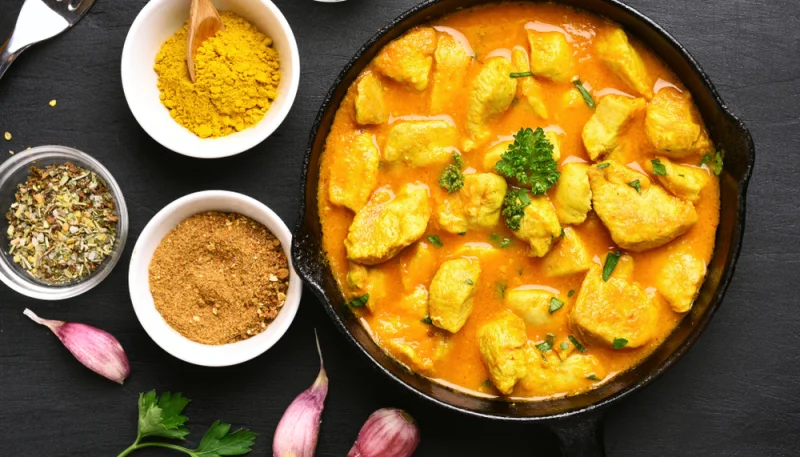Curry de poulet au Cookeo