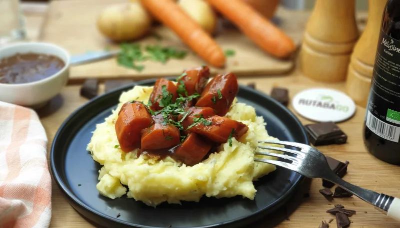 Écrasée de pommes de terre, carbonnade veggie
