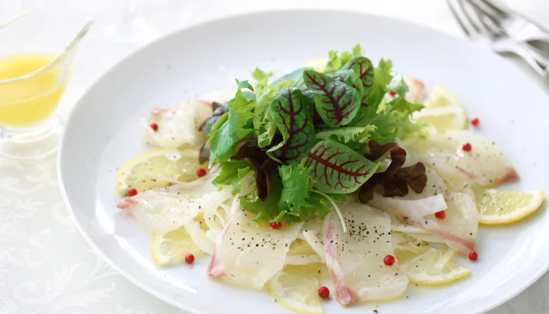 Emincé de daurade sauce thaï