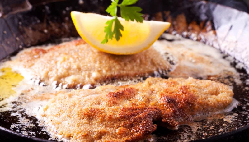 Escalope milanaise au parmesan