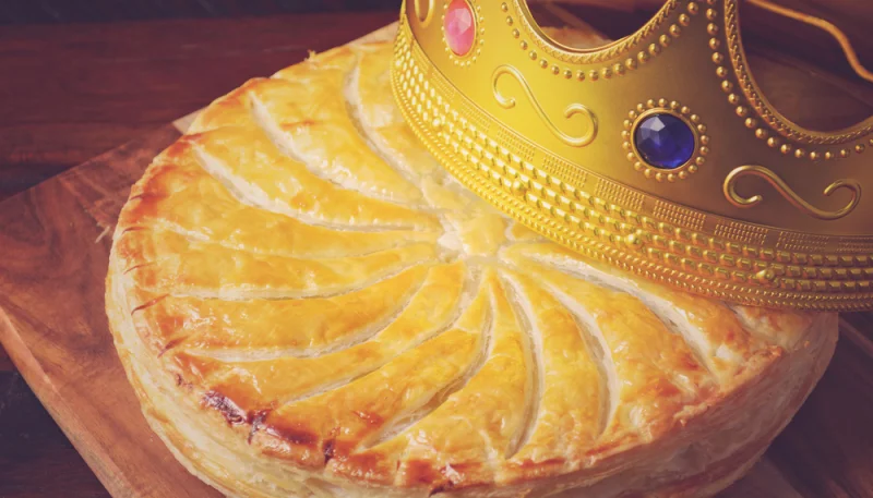Galette des rois miel coco