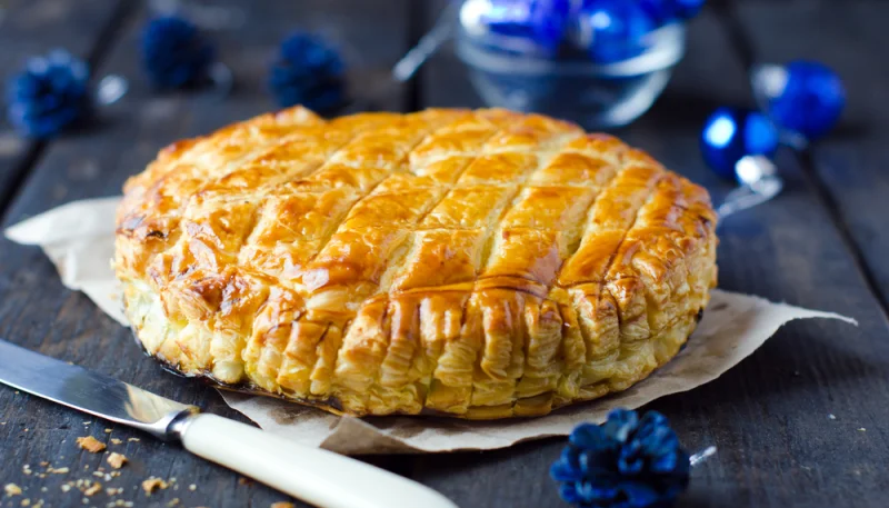Galette des rois amandes poires chocolat