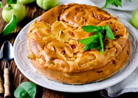 Gâteau aux pommes à la normande