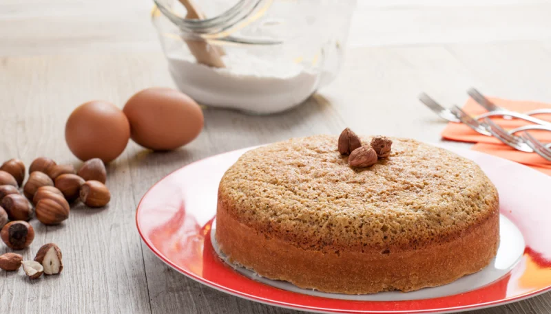 Gâteau au yaourt saveur noisette