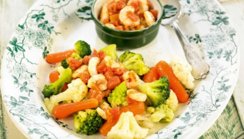 Mini-légumes à la vapeur