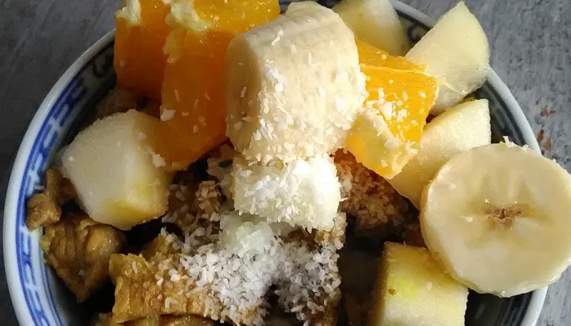 Curry de porc aux fruits