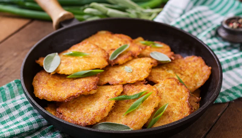 Blinis de pommes de terre