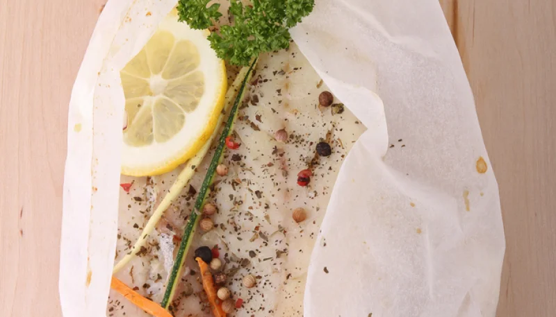 Papillote de cabillaud aux endives