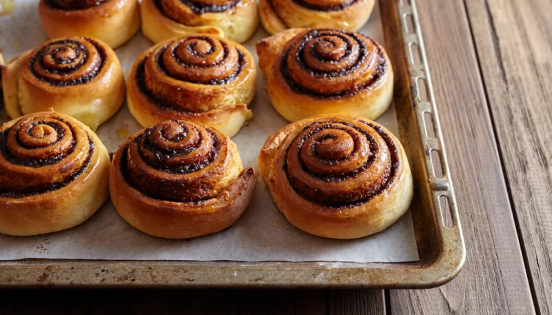 Délicieux petits roulés à la cannelle