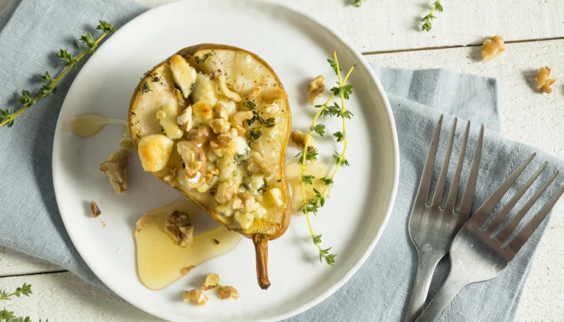 Poires farcies au gorgonzola