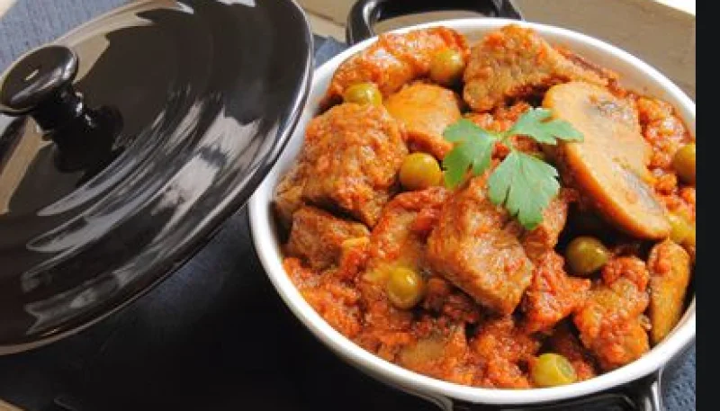 Sauté de veau léger aux olives