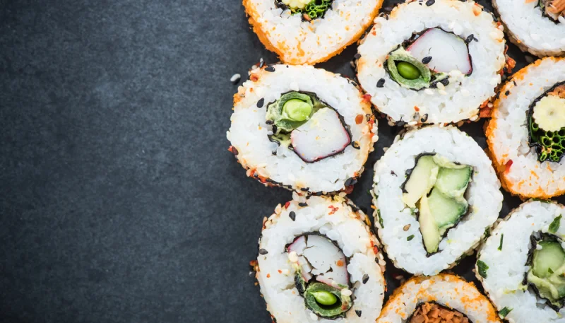 Sushis californiens faits maison