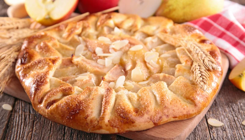 Tarte pommes et amandes au Companion
